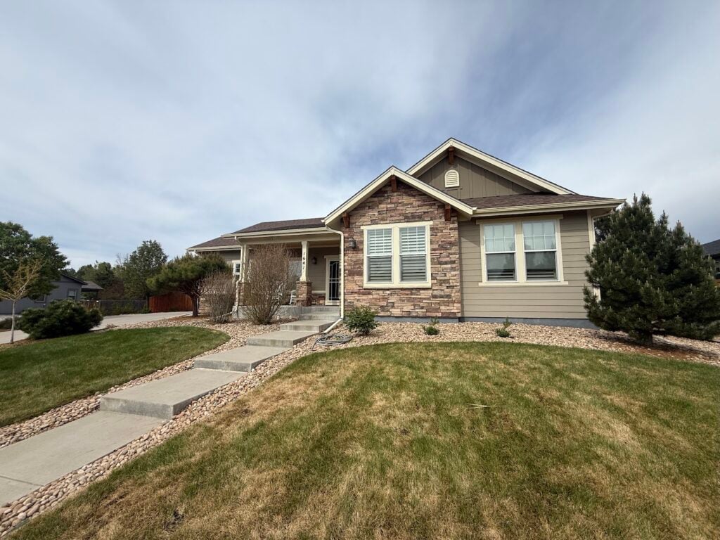 The front of Bart's home in Lakewood, CO