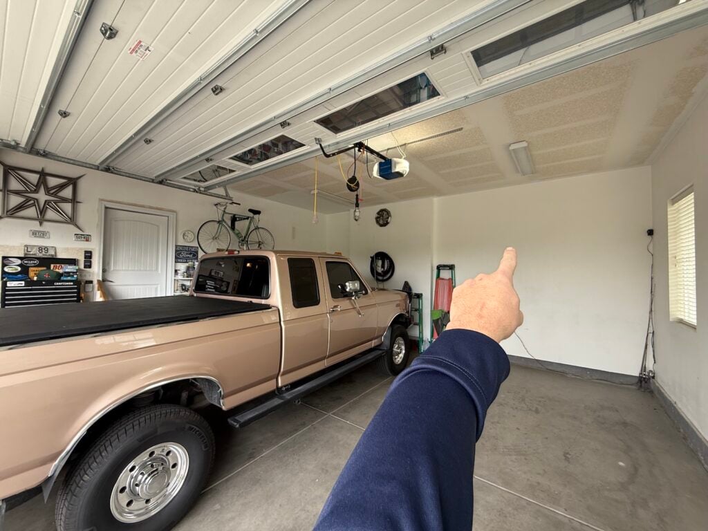 Working with Bart to find the best mini split indoor wall mount unit location in his garage.