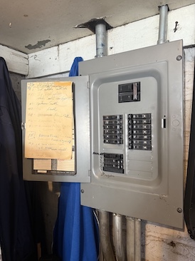 electrical panel old before