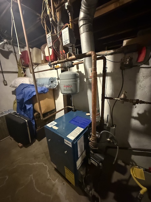old boiler furnace